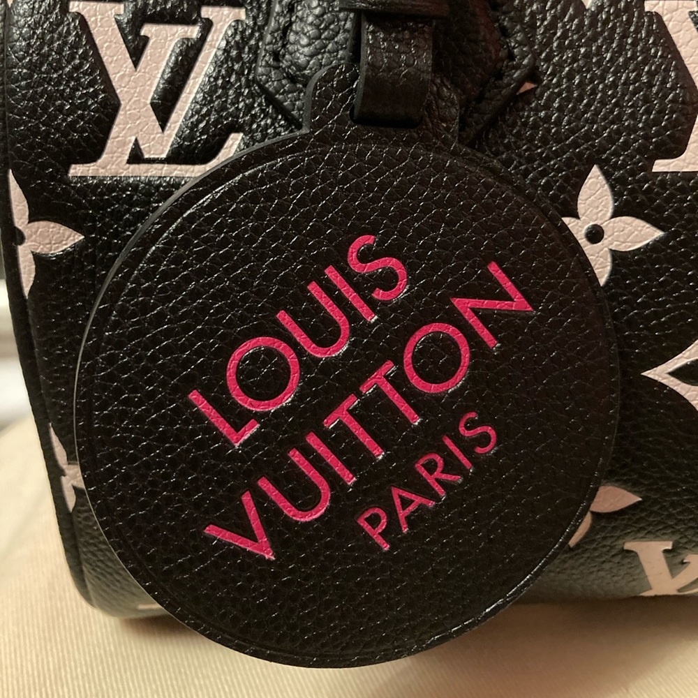 ✨HOST PICK✨LOUIS VUITTON Speedy Bandouliere 20 Bag Black Pink White✨HOST PICK✨ - Picture 6 of 7